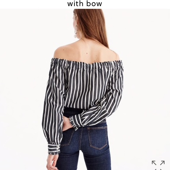 J Crew off the shoulder top!! - Picture 3 of 3